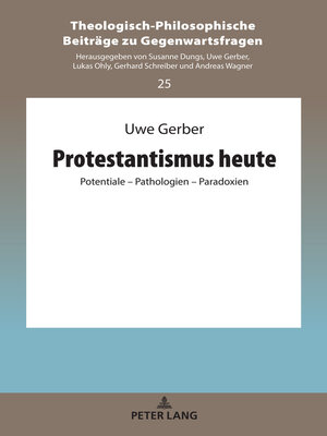 cover image of Protestantismus heute